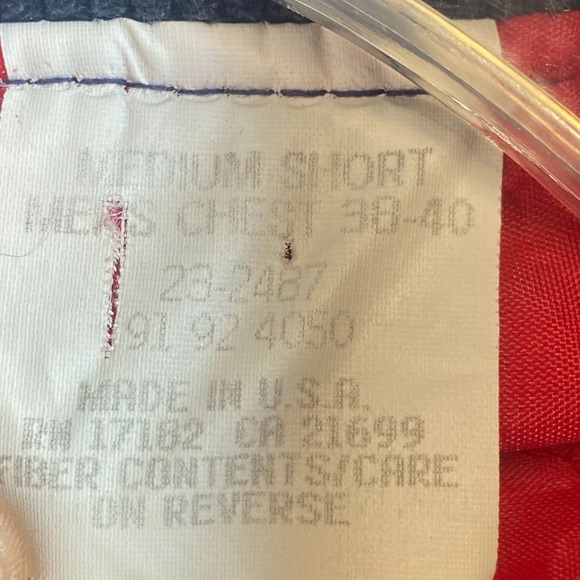 Vtg Blizzard Pruf Walls Men's M Short Blue Insulated Work Jumpsuit Coveralls - Picture 4 of 13